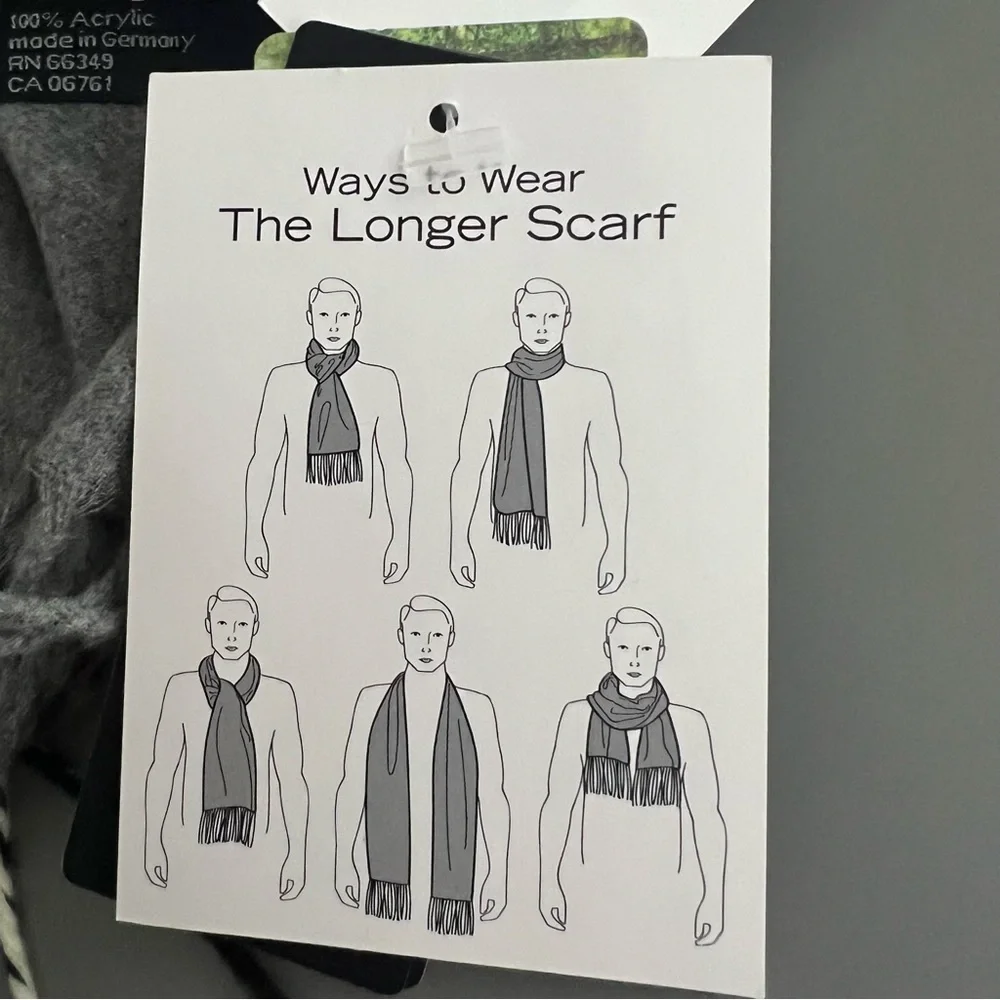 V. Fraas‎ Cashmink Plaid The Long Scarf